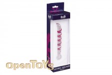 Glass Worxx Crystal Pacifier - Twisting Pink 