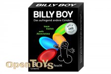 Billy Boy Kondome farbig, feucht - 3er Pack 