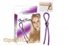 Bad Kitty Ring purple 
