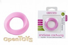 Endless Cockring Pink - Big Size 