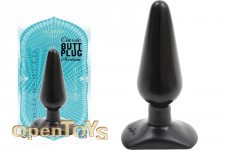 Butt Plug Black Medium 