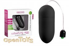 10-Speed Vibrating Egg Black 