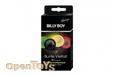 Billy Boy Kondome Bunte Vielfalt - farbig und perlengenoppt - 12er Pack 