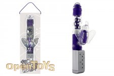 Funky Butterfly Vibrator - dark purple 