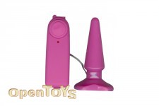 Funky vibrating Buttplug - Pink 