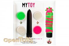 Vibrator green-pink 