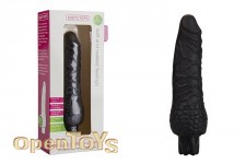 Realistic Skin Vibrator Small - Black 