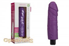 Realistic Skin Vibrator - Big Size Purple 