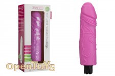 Realistic Skin Vibrator - Big Size Pink 