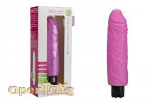 Realistic Skin Vibrator - Normal Size Pink 
