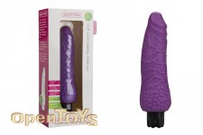 Realistic Skin Vibrator - Small Size Purple 