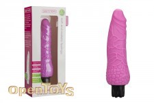 Realistic Skin Vibrator - Small Size Pink 