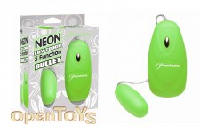 Neon Luv Touch 5 Function Bullet - Green 