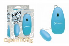 Neon Luv Touch 5 Function Bullet - Blue 