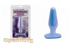 Iridescent Butt Plug - Medium - Blue 