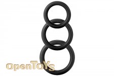 Twiddle Ring - 3 Sizes - Black 