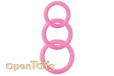 Twiddle Ring - 3 Sizes - Pink 