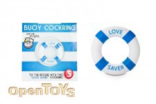 Buoy Cockring - Love Saver - Blue 