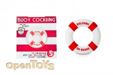 Buoy Cockring - Welcome on Board - Red 