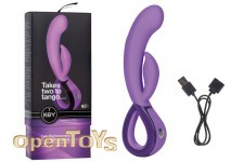 Leia Rechargeable Dual Action Wand - Lavender 