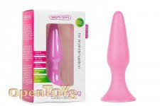 Silky Buttplug Medium Size - Pink 
