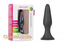 Silky Buttplug Medium Size - Black 