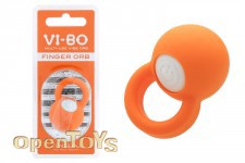 VI-BO Finger Ring Orb Orange 