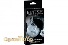 Satin Love Mask - Black 