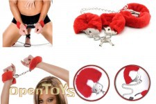 Red Furry Cuff Kit 