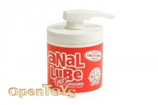 Anal Lube - Hot Cinnamon - Red/White 