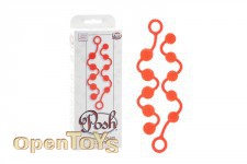 Silicone O Beads - 2 Sizes - Orange 