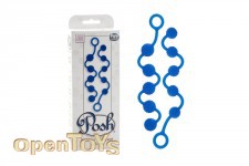 Silicone O Beads - 2 Sizes - Blue 