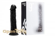 Realistic Cock - 9 Zoll - Black 