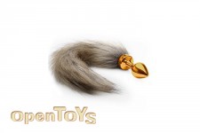 Fox Tail Buttplug - Gold 