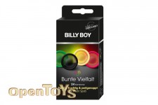 Billy Boy Kondome Bunte Vielfalt - farbig, fruchtig und perlengenoppt - 24er Pack 
