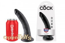 7 Inch Cock - Black 