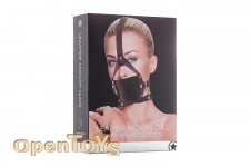 Leather Mouth Gag - Black 