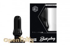 Buttplug - Rubber - 4 Inch - Model 4 - Black 