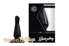 Buttplug - Rubber - 4 Inch - Model 3 - Black 