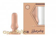 Buttplug - Rubber - 4 Inch - Model 4 - Flesh 