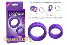 Max-Width Silicone Rings - Purple 