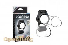 Rock Hard Vibrating Ring  - Black 