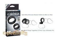 Max-Width  Silicone Rings - Black 