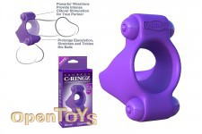 Squeeze Play Couples Ring - Purple 