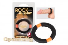 Rock All Night Penisring - schwarz/orange 