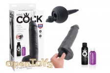 Squirting Cock - 11 Inch - Black 