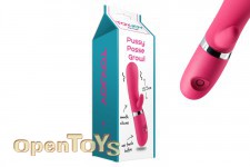 Pussy Posse Growl Vibrator - Pink 