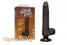 The Realistic Cock - UR3 Vibrator - 9 Inch  - Black 