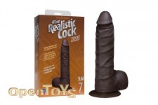 The Realistic Cock - UR3 Slim - 7 Inch  - Black 