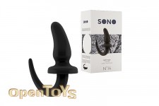 No. 14 Butt Plug - 4 Inch - Black 